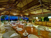 Villa Sungai Tinggi, Dining at sunset